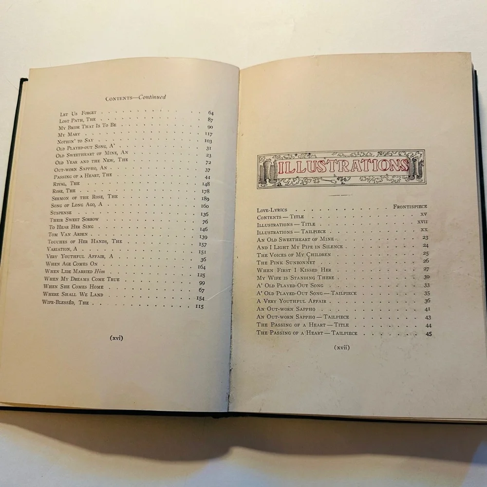 Riley Love-Lyrics Book with Gold and Black Cover